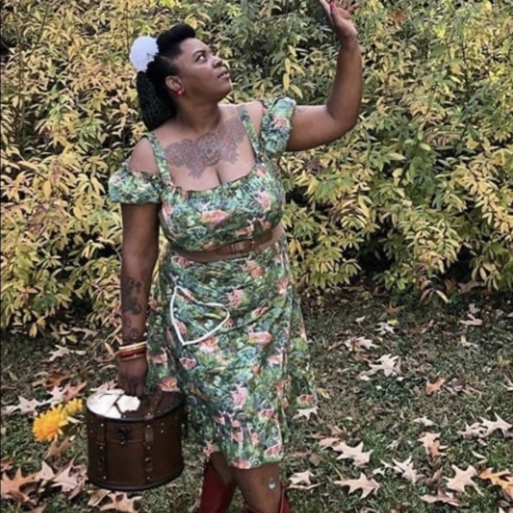 BERNIE DEXTER Joselyn dress in Babe in the Woods print - Picture 5 of 6